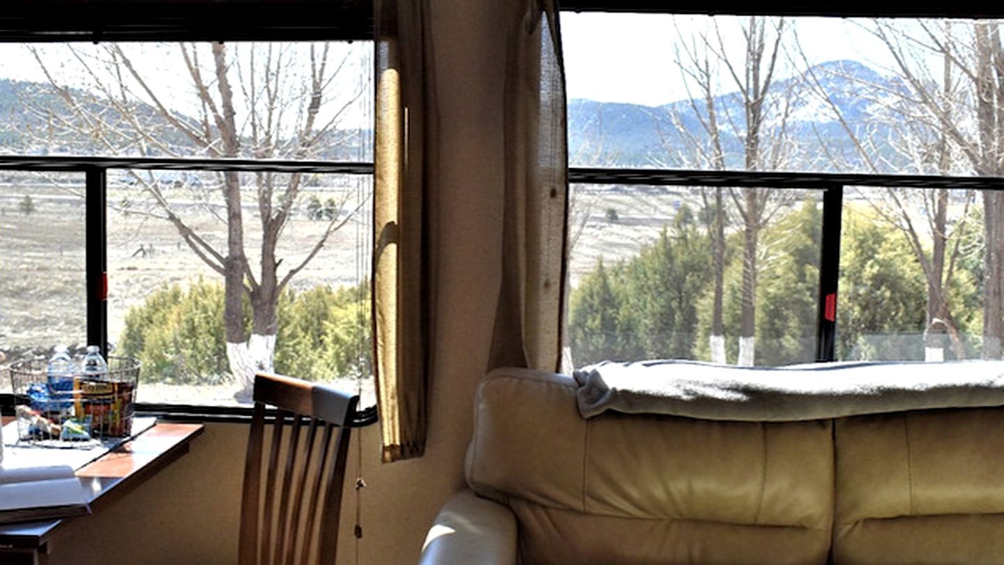 Inviting RV Suite with Private Deck, Grill & Firepit Near Williams, Arizona