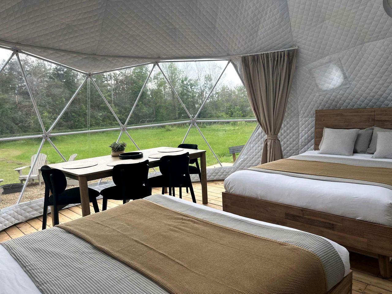 Stylish Glamping Dome with Forest Views near Bruce Peninsula Park in Tobermory, Ontario