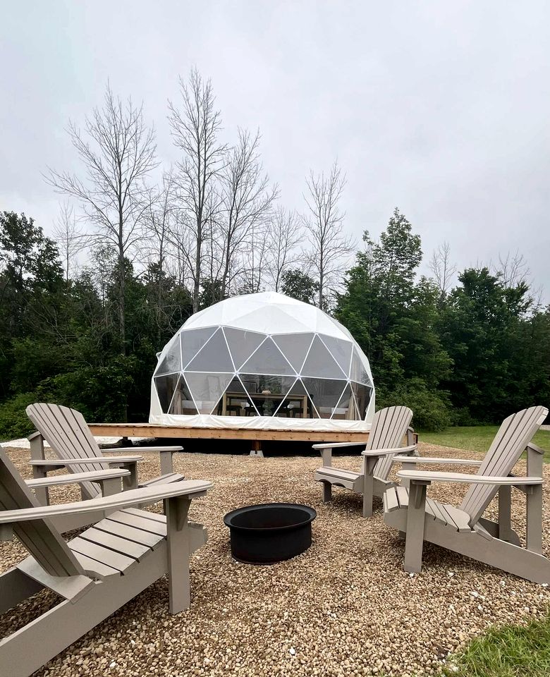 Stylish Glamping Dome with Forest Views near Bruce Peninsula Park in Tobermory, Ontario