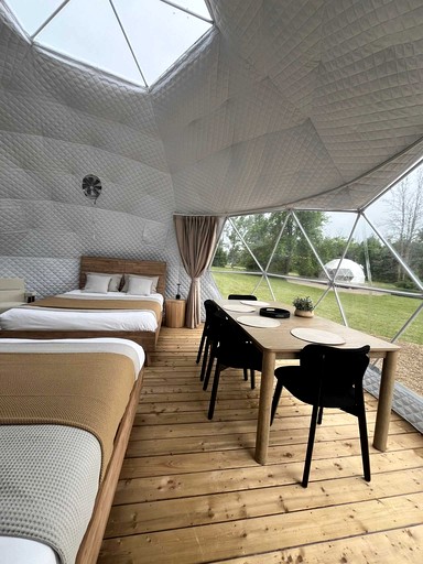 Yurts (Canada, Miller Lake, Ontario)
