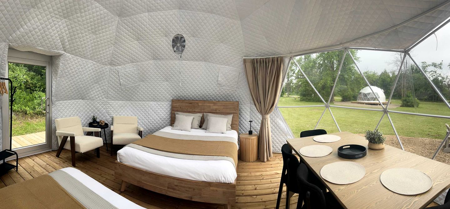 Luxury Nordic Geodome with Skylight Near The Grotto – Tobermory, Ontario
