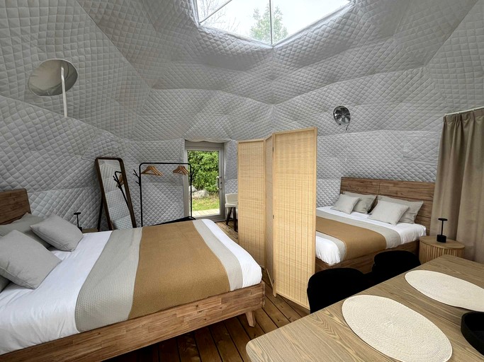 Yurts (Canada, Miller Lake, Ontario)