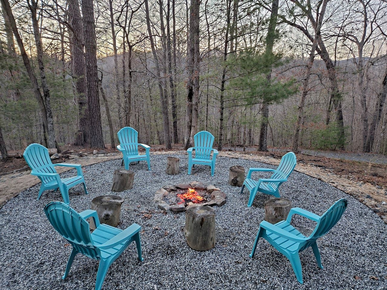 Secluded Pet Friendly Cabin on 34 Acres of North Carolina Forest, with Mountain and River views