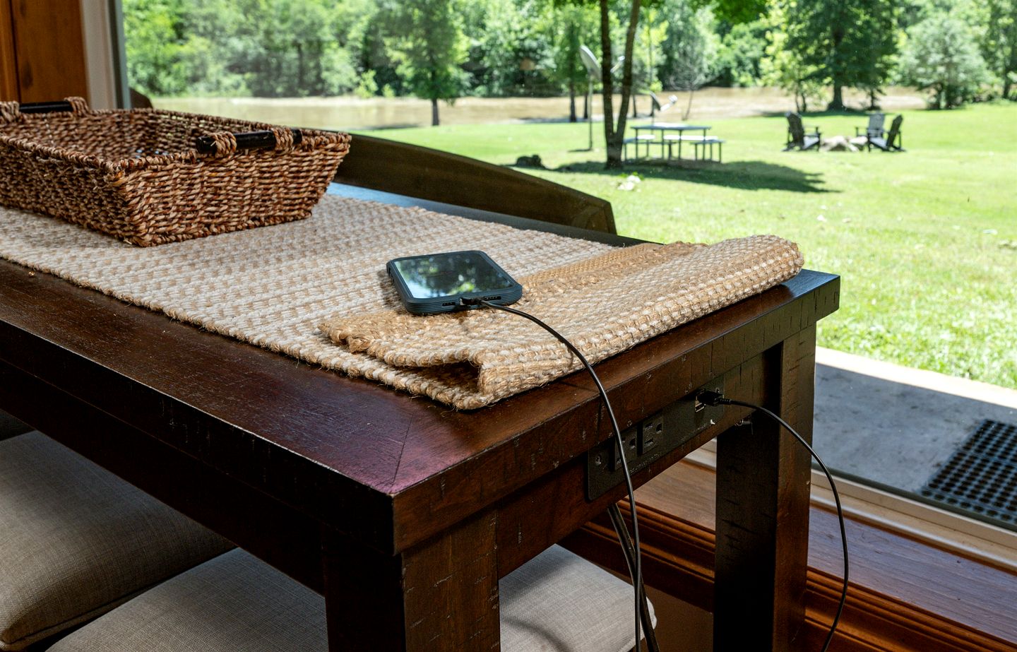 Enchanting Riverside Cabin Retreat with Mountain Views near Sardis Lake Oklahoma