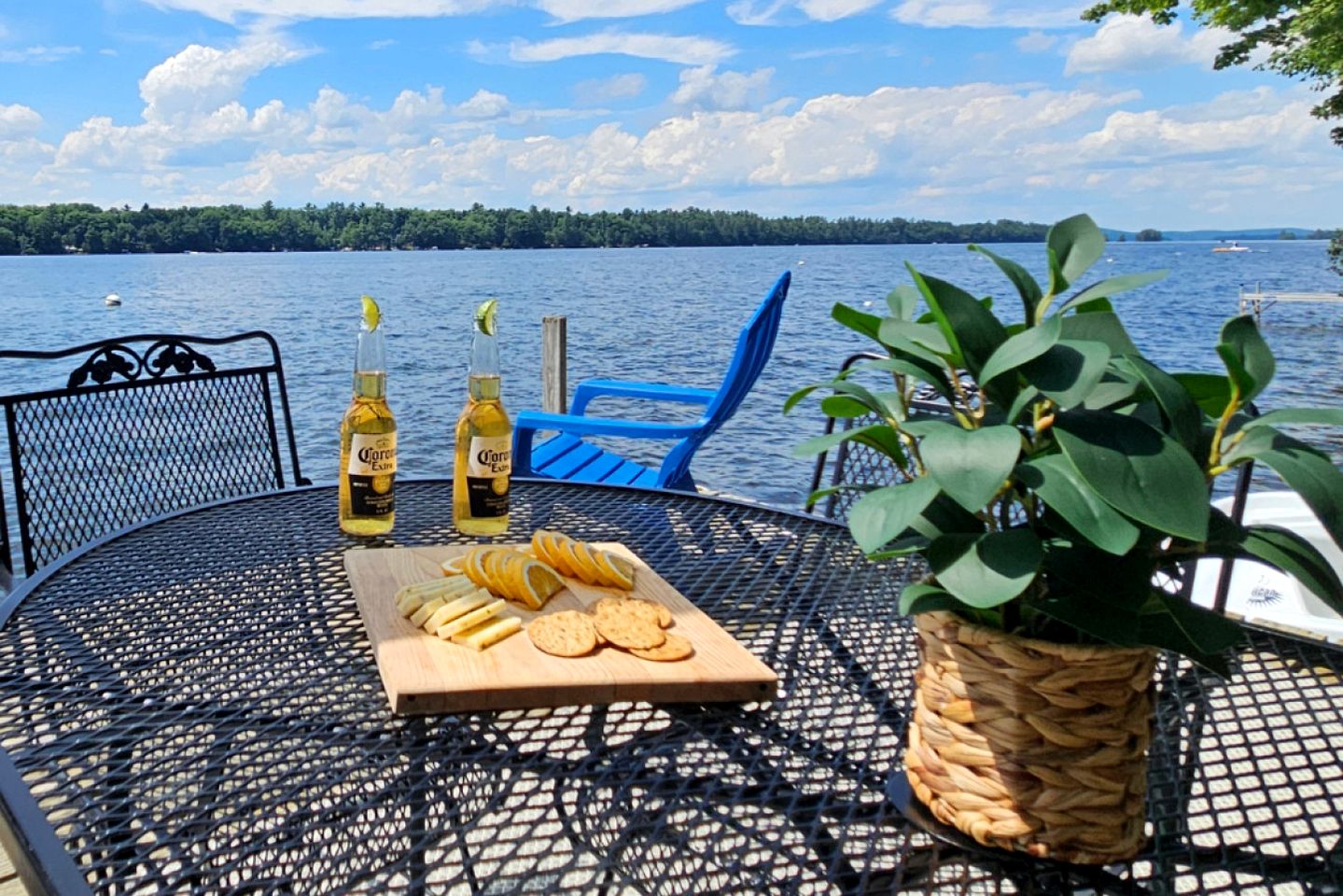 Waterfront Cabin with Dock, Kayaks & Sunset Views on Great Pond in Belgrade, Maine