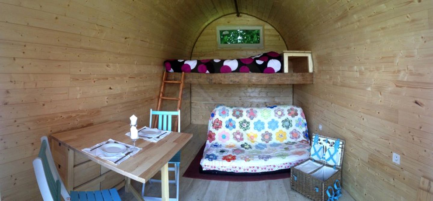 Idyllic Pod Rental for a Luxury Camping Experience in Saint-Lô, France