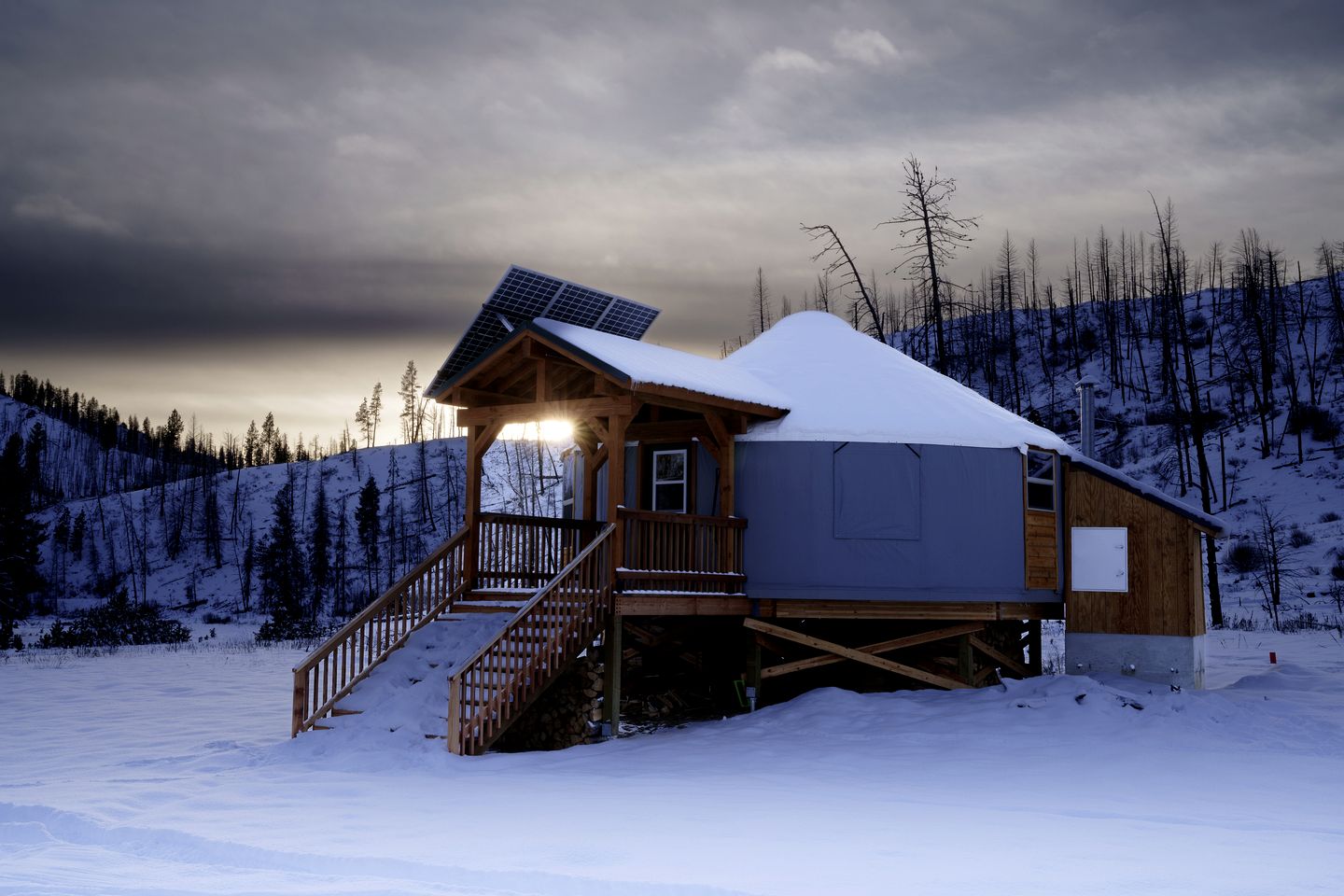 Green Yurt, Yurts, Boise, United States of America Glamping Hub