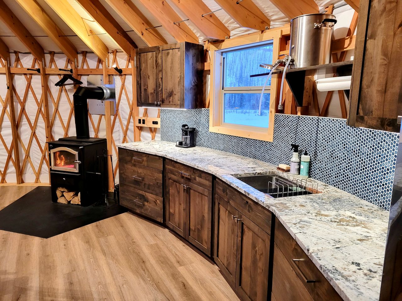 Stunning Full Equipped Yurt with Sauna in Boise, Idaho