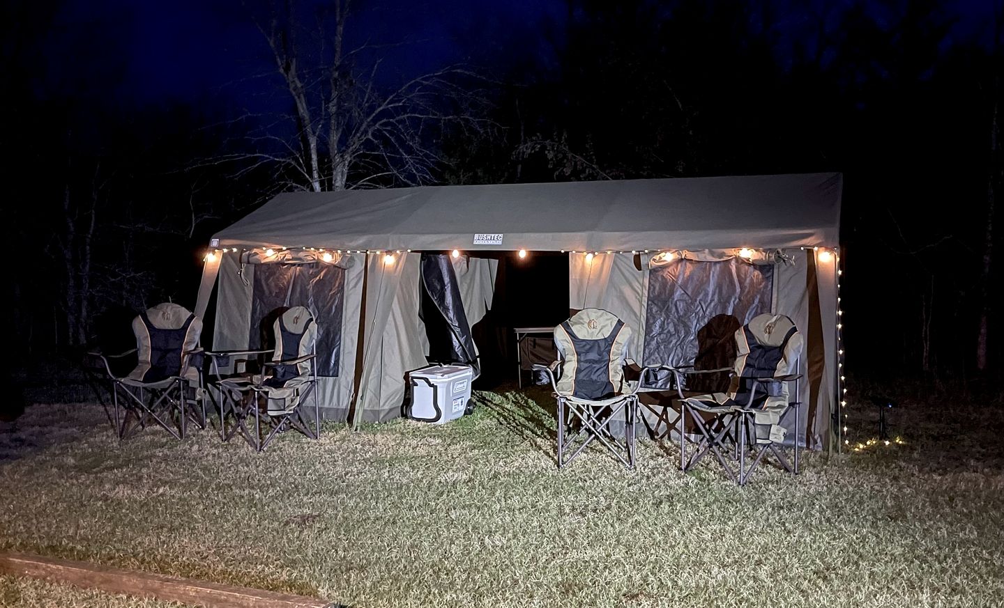 Serene and Comfy Two Chalet Tents Perfect to Reconnect with Nature in Petty, Texas