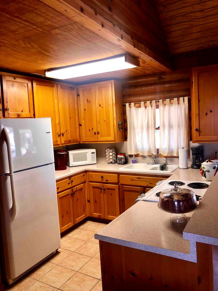 Peaceful and Pet Friendly Log Cabin near Medina Lake, Perfect for a Texas Hill Country Getaway
