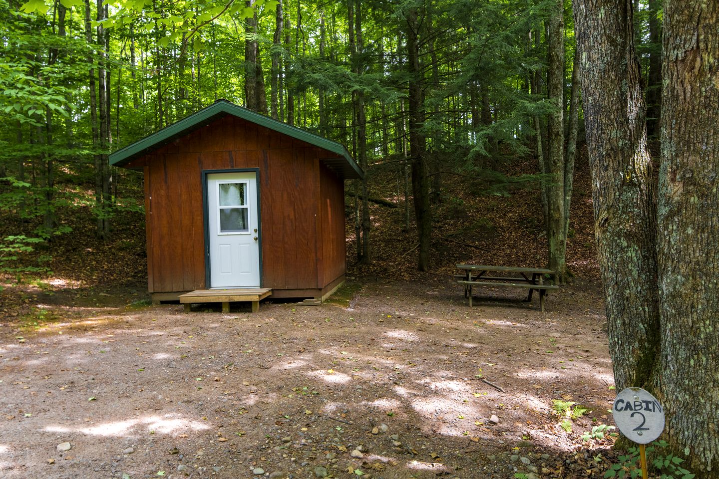 Peaceful Cabin with Comfortable Bunk Beds Nestled in the Trees near White Lake, Wisconsin