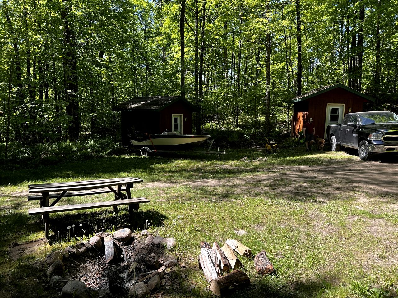 Charming Cabin in the Trees near Boulder Lake for an Amazing Escape near White Lake, Wisonsin