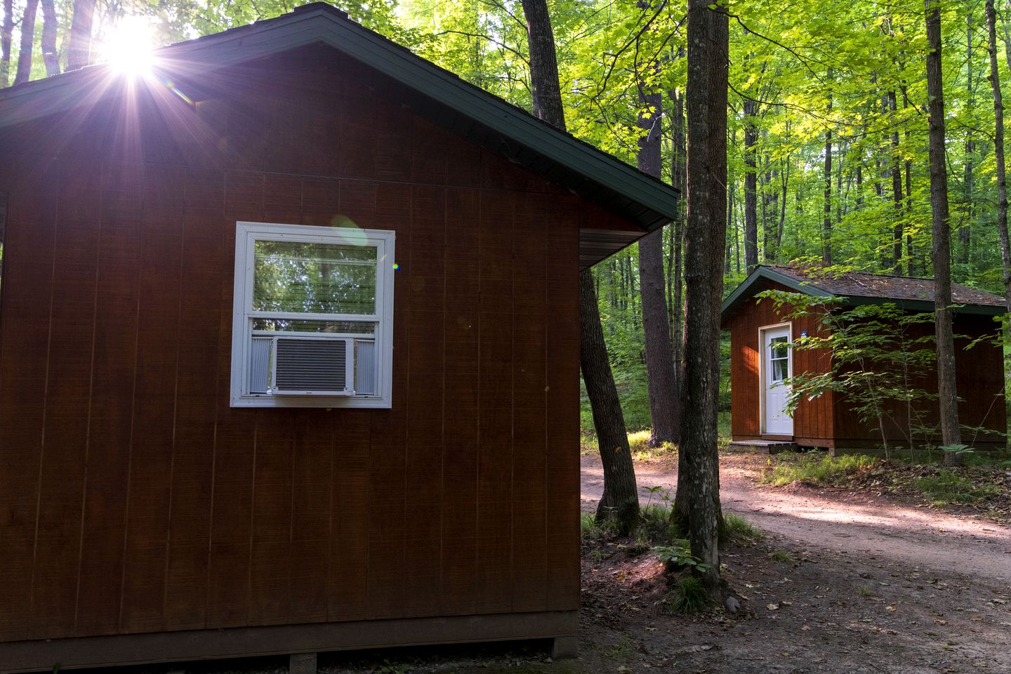 Cute Cabin for Four for a Great Glamping Getaway near White Lake, Wisconsin