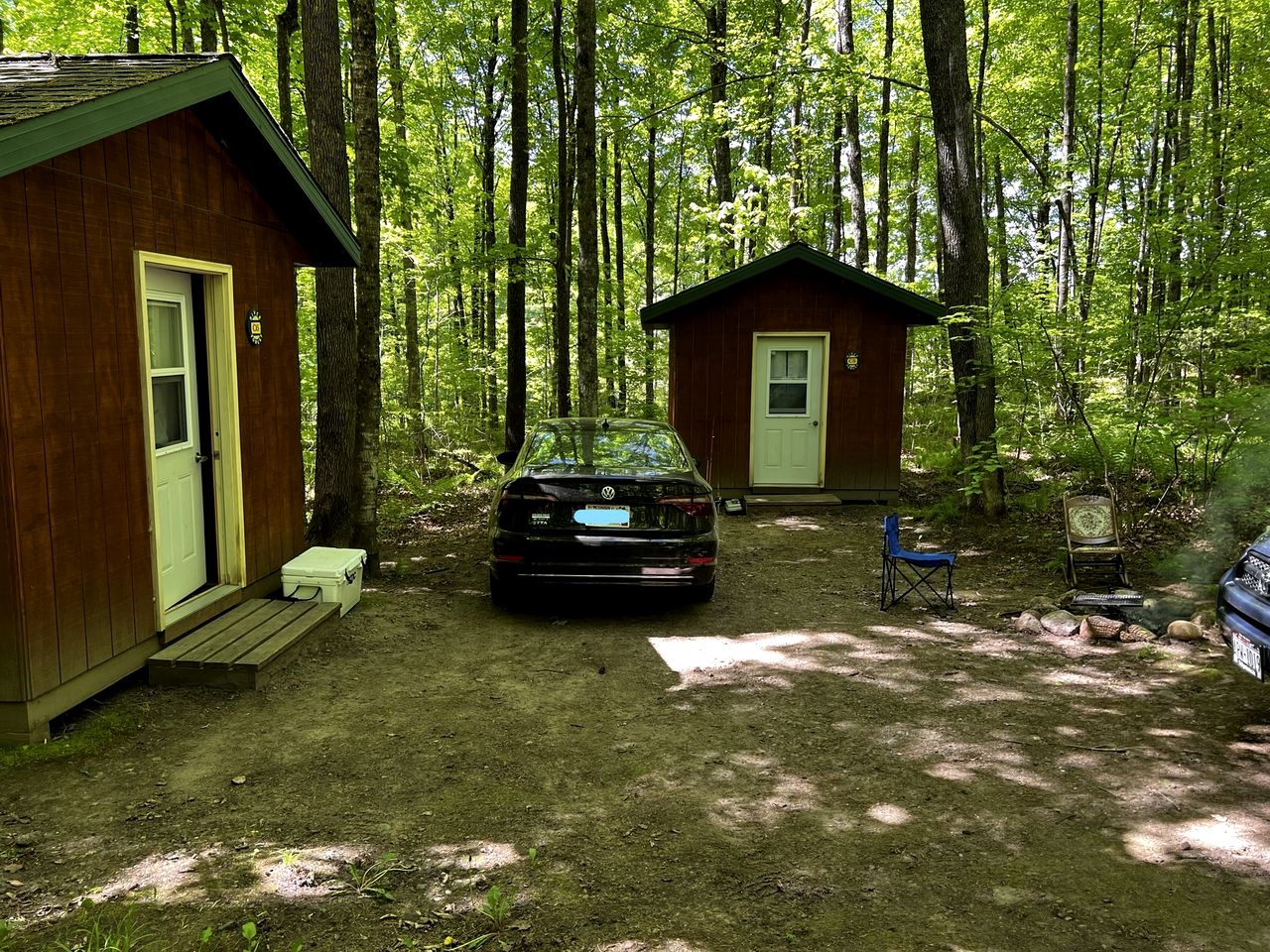 Cute Cabin for Four for a Great Glamping Getaway near White Lake, Wisconsin