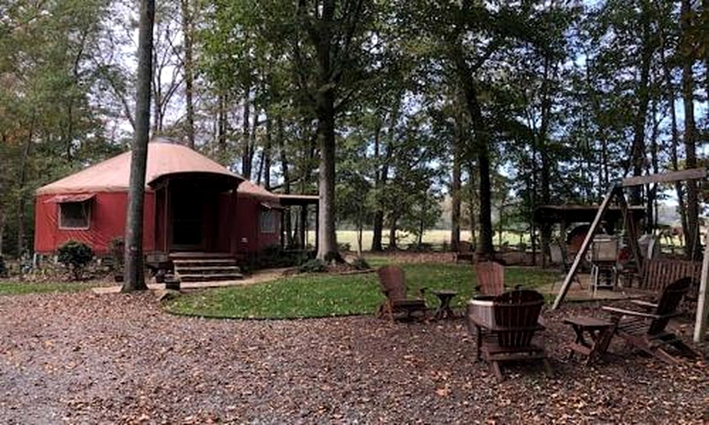 Cozy Yurt with Great Forest Views in Bryson City, North Carolina