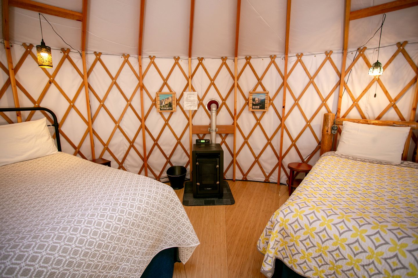 Beautiful Yurt Nestled in the Trees of a Wonderful Campground for an Unforgettable Glamping Getaway in Nevada City, California