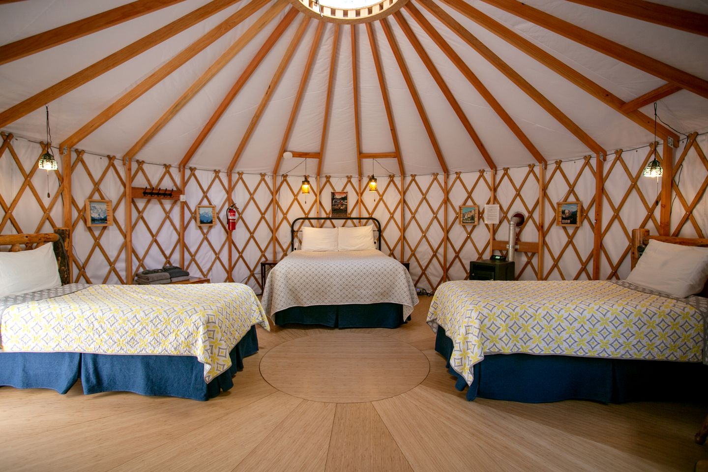 Beautiful Yurt Nestled in the Trees of a Wonderful Campground for an Unforgettable Glamping Getaway in Nevada City, California