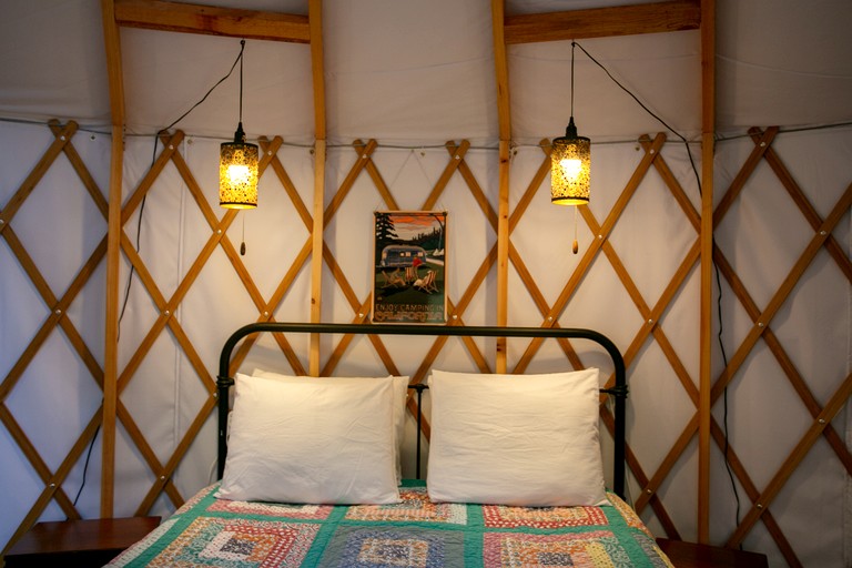 Yurts (United States of America, Nevada City, California)