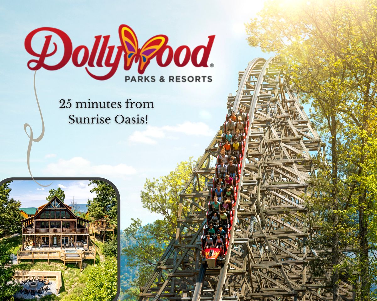 Group Cabin with Luxury Equipped Deck and Game Room in Tennessee