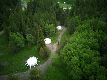 Beautiful Modern Bell Tent for a Wonderful Family Glamping Experience in Island Park, Idaho