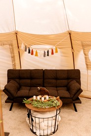 Spacious Bell Tent for an Unforgettable Family Vacation near Yellowstone National Park in Idaho photo 3