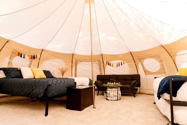 Roomy Family Bell Tent in Island Park, Idaho and near Harriman State Park