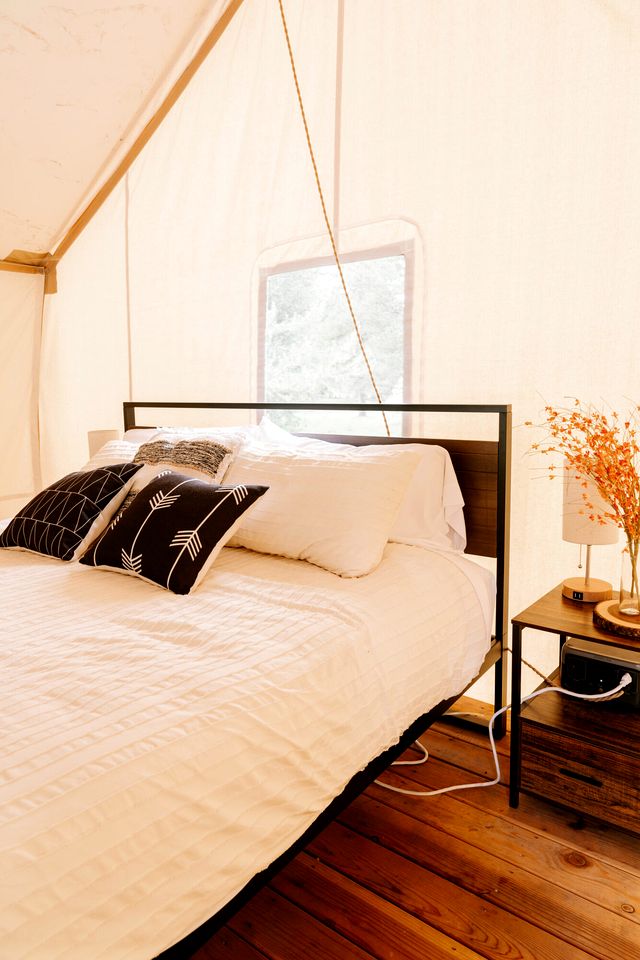 Luxurious Safari Tent on an Eco-Friendly Glamping Retreat for a Wonderful Escape in Nature in Island Park, Idaho