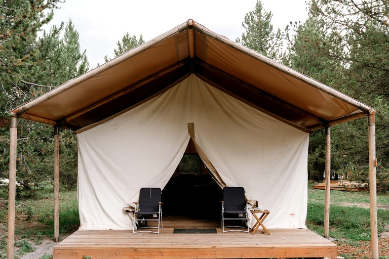 Incredible Safari Tent on an Eco-Friendly Glamping Retreat Close to Yellowstone National Park, Idaho