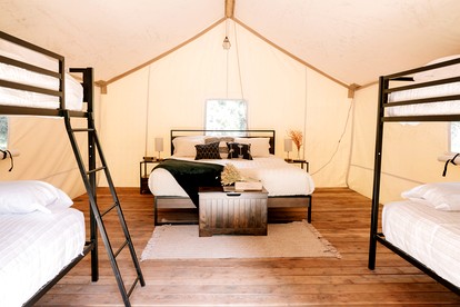 Spacious Safari Tent near Yellowstone National Park for an Unforgettable Family Vacation in Island Park, Idaho photo 5