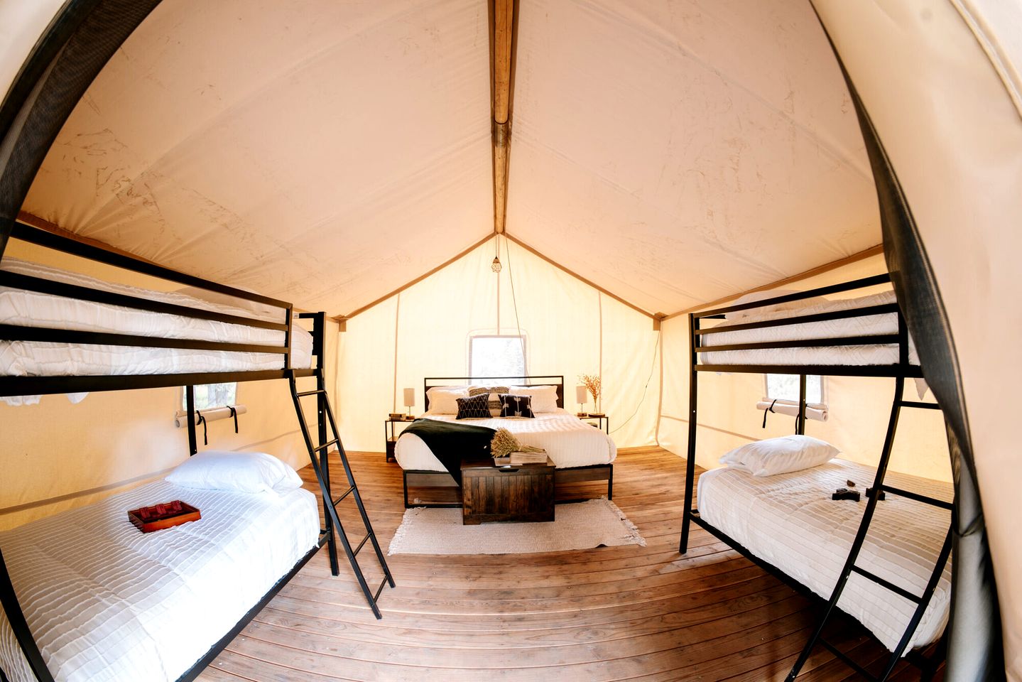 Spacious Safari Tent near Yellowstone National Park for an Unforgettable Family Vacation in Island Park, Idaho