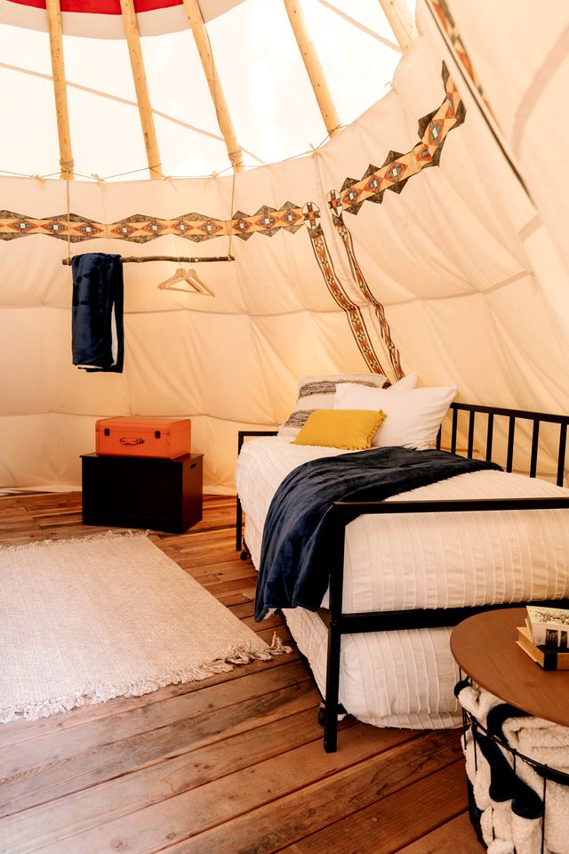 Stunning Cozy Tipi near Yellowstone for an Amazing Glamping Escape in Nature in Island Park, Idaho