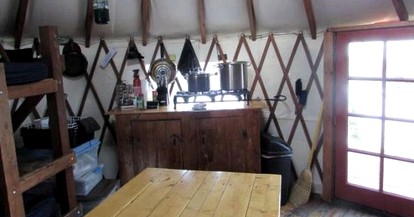 Modern Ski Yurt Rental near the Trujillo Meadows Reservoir in Colorado photo 3