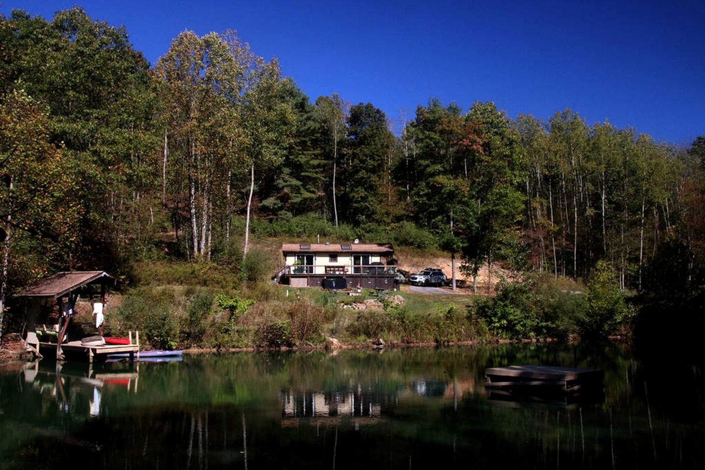 Secluded Cottage Rental with Swimming Pond in Bedford County, Southern Pennsylvania