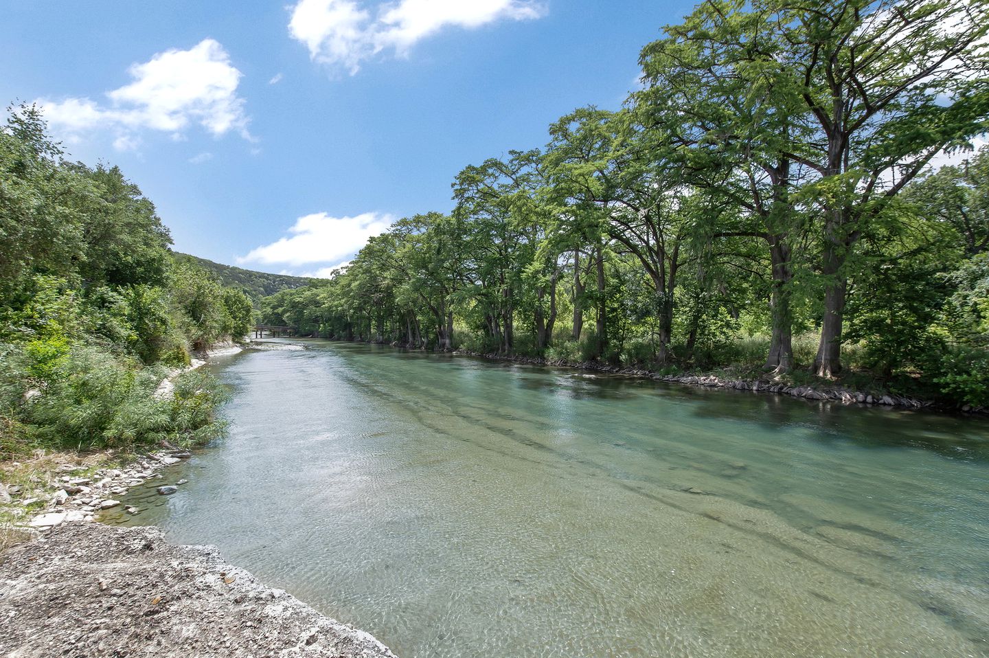 Riverfront Family Cabin Rental on the Guadalupe River near Canyon Lake and Gruene