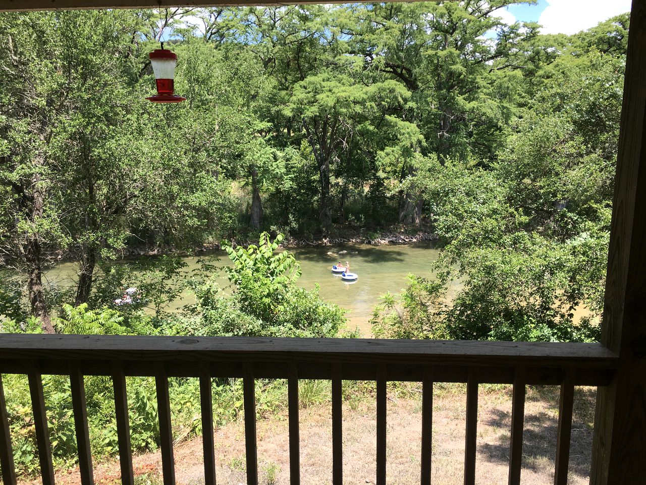 Riverfront Family Cabin Rental on the Guadalupe River near Canyon Lake and Gruene