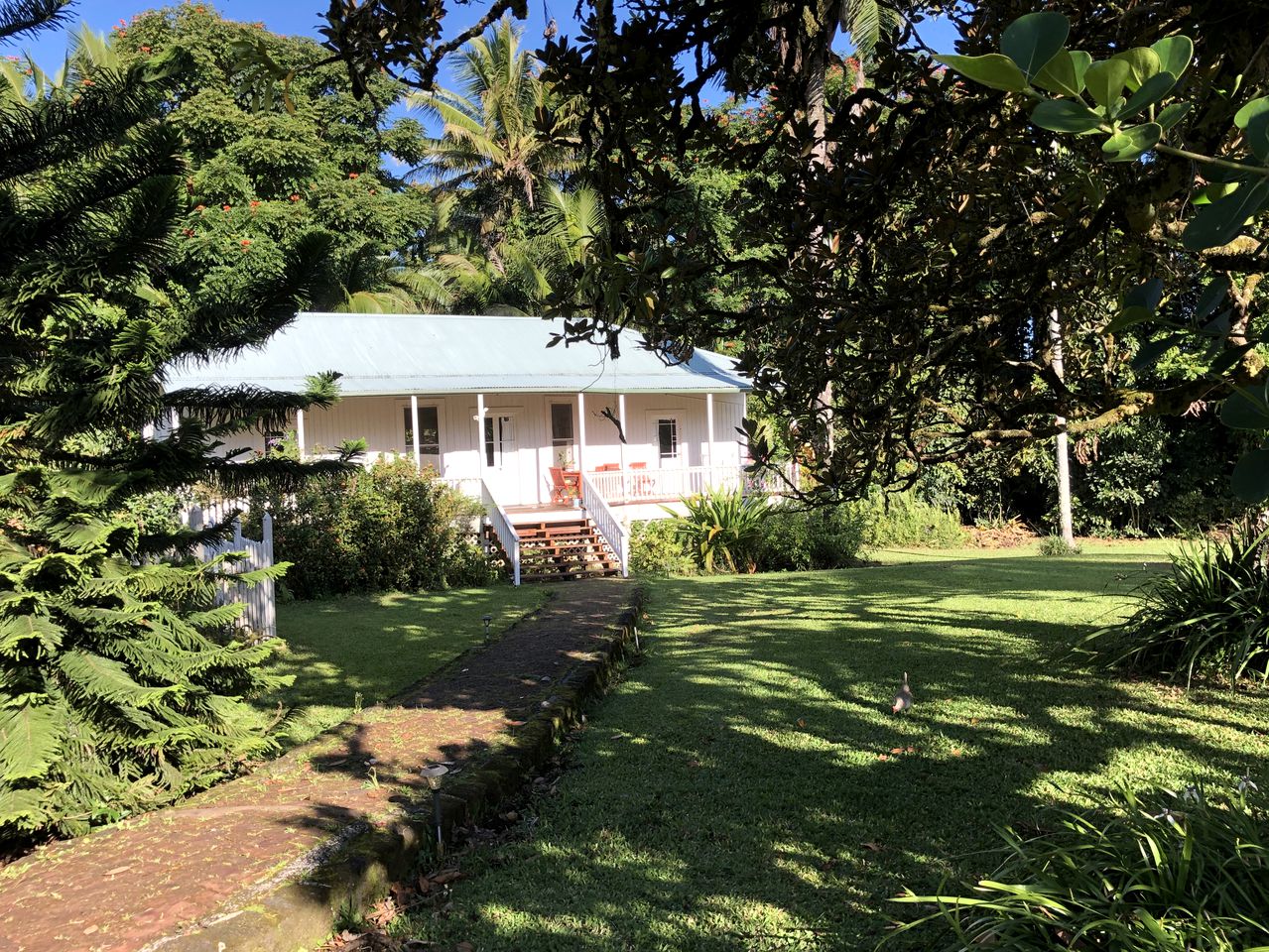 Historic Villa Rental with Amazing Tropical Gardens in Keaau, Hawaii