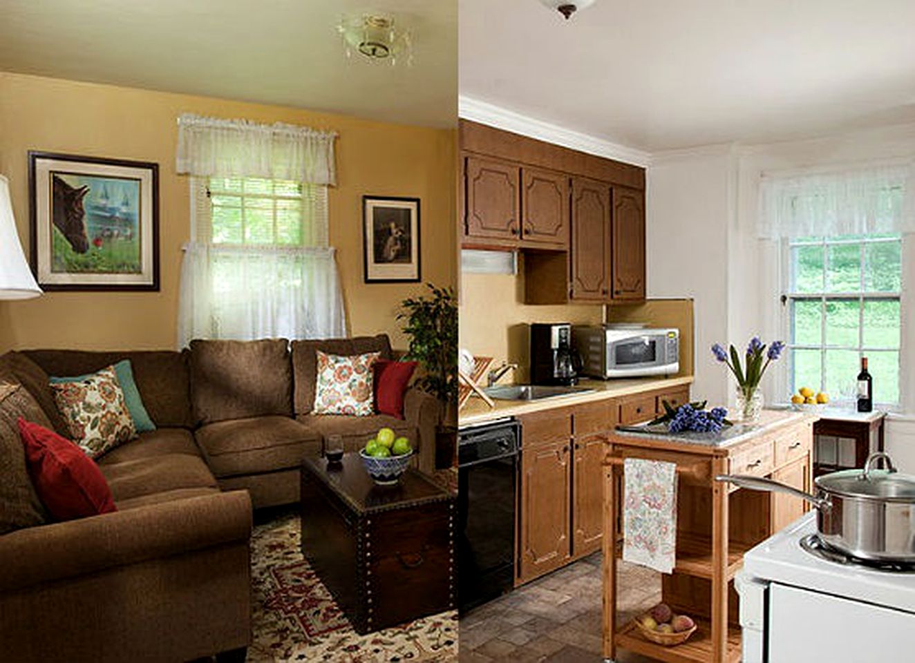 Charming Cottage Rental Overlooking Horse Meadows in Brandywine Valley, Pennsylvania