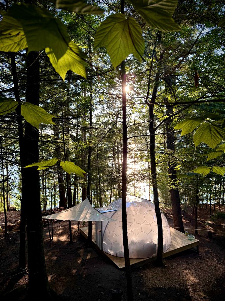 Hammock Haven Island Dome in Monmouth, ME