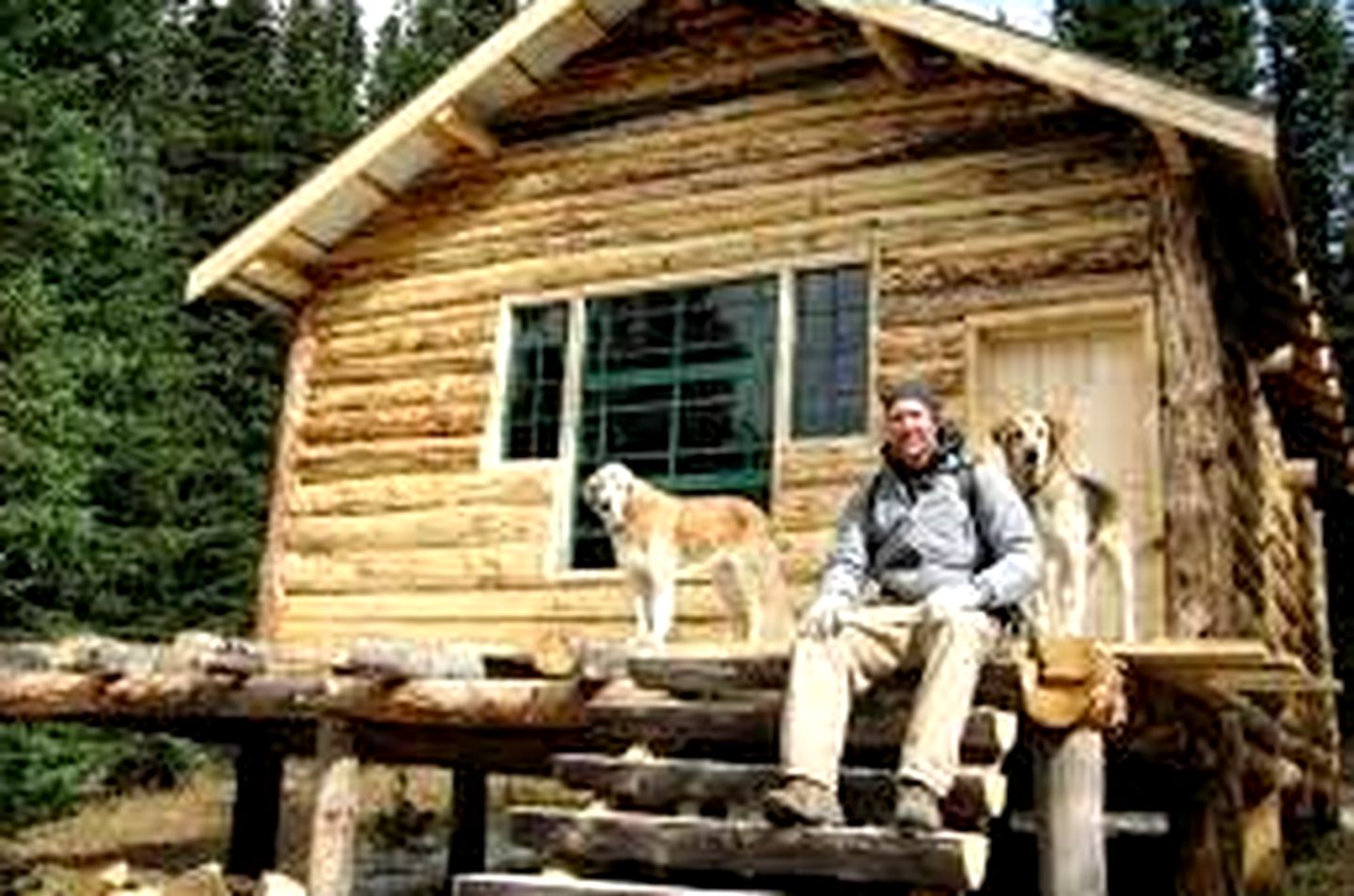 Hand-Built Camping Cabin near Yellowstone National Park, Montana