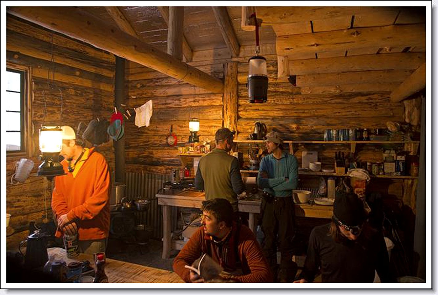 Hand-Built Camping Cabin near Yellowstone National Park, Montana
