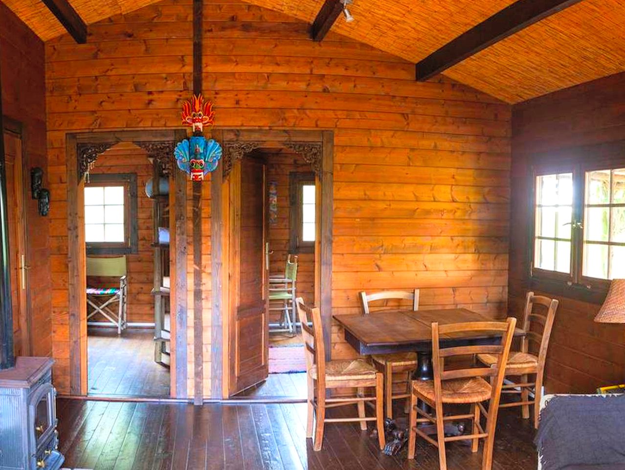 Hand-Built Woodland Cabin Rental for Four on the Costa Vicentina, Portugal