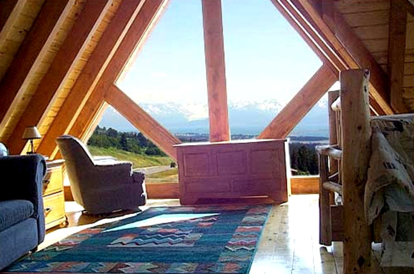 Hand-Crafted Cabin Tucked Away in Wilderness of Homer, Alaska