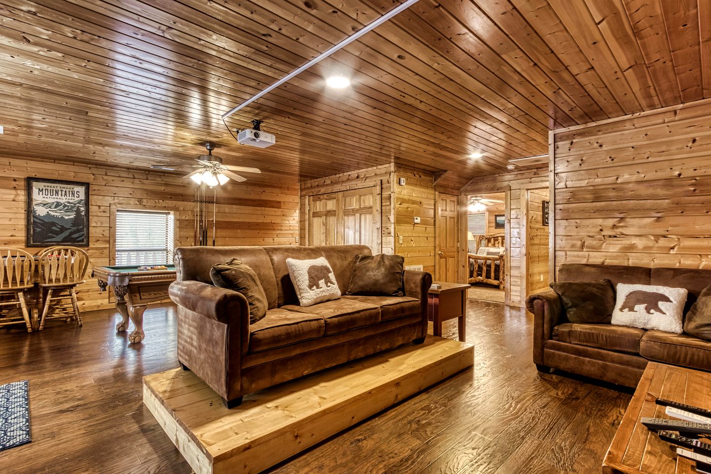 Smoky Mountain Views Cabin in Sevierville, Tennessee for Family Glamping