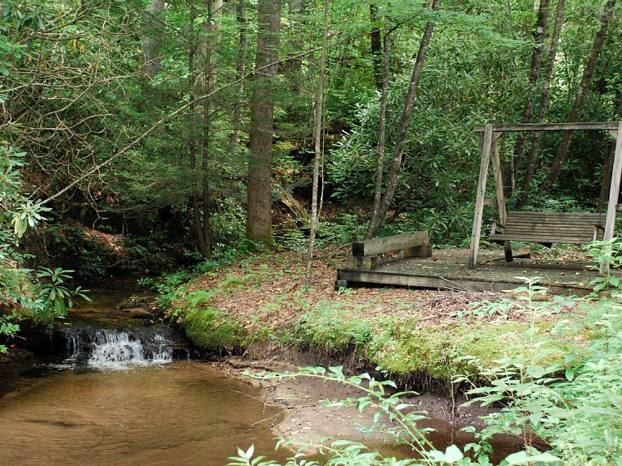 Simple Camping Cabin on Eight Private Forested Acres near Brevard, North Carolina