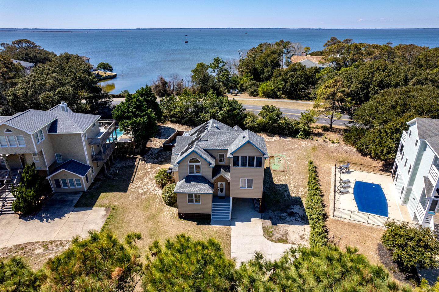 Pet Friendly Coastal Cottage in Corolla, North Carolina, Complete with Outdoor Pool and Private Hot Tub