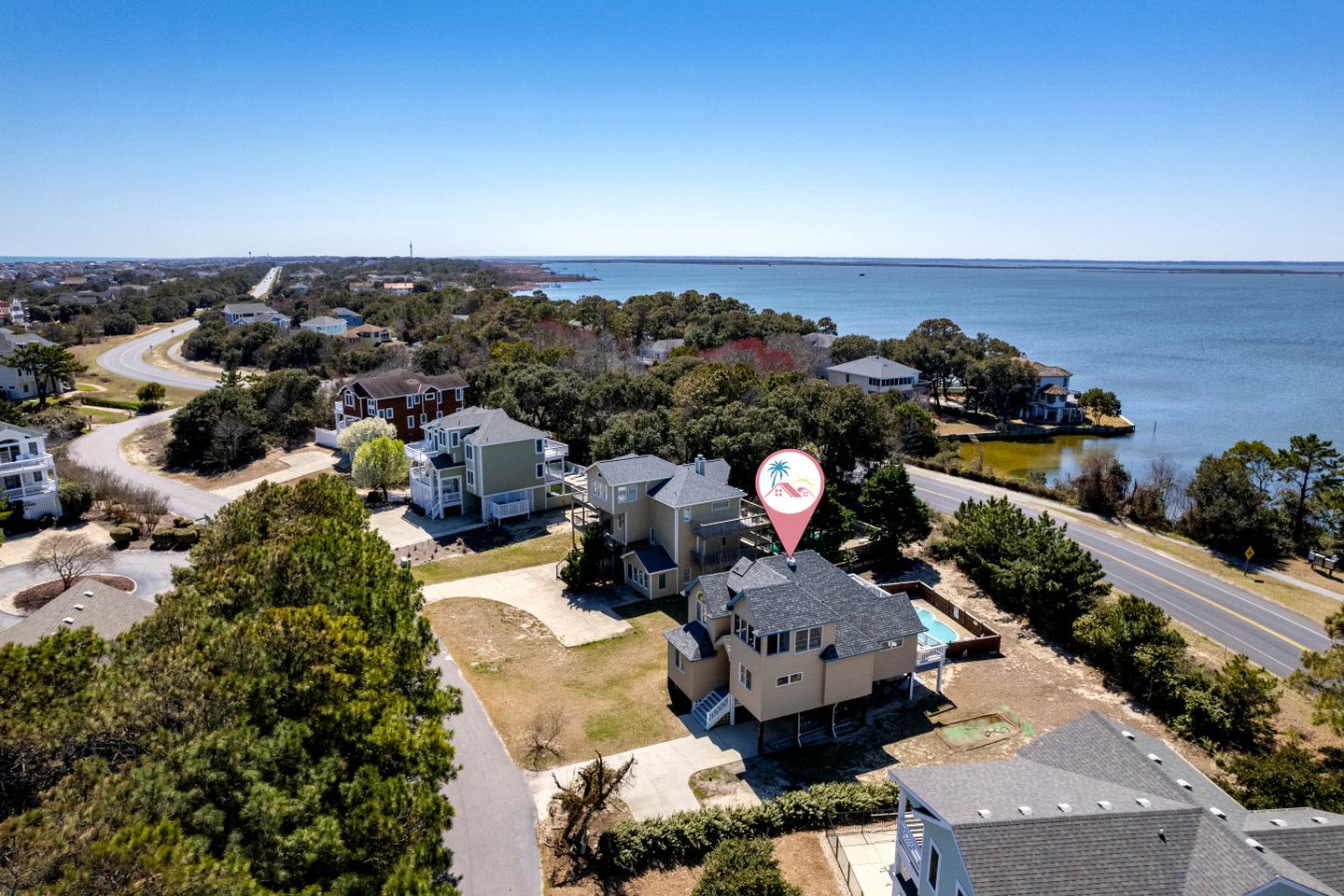 Pet Friendly Coastal Cottage in Corolla, North Carolina, Complete with Outdoor Pool and Private Hot Tub