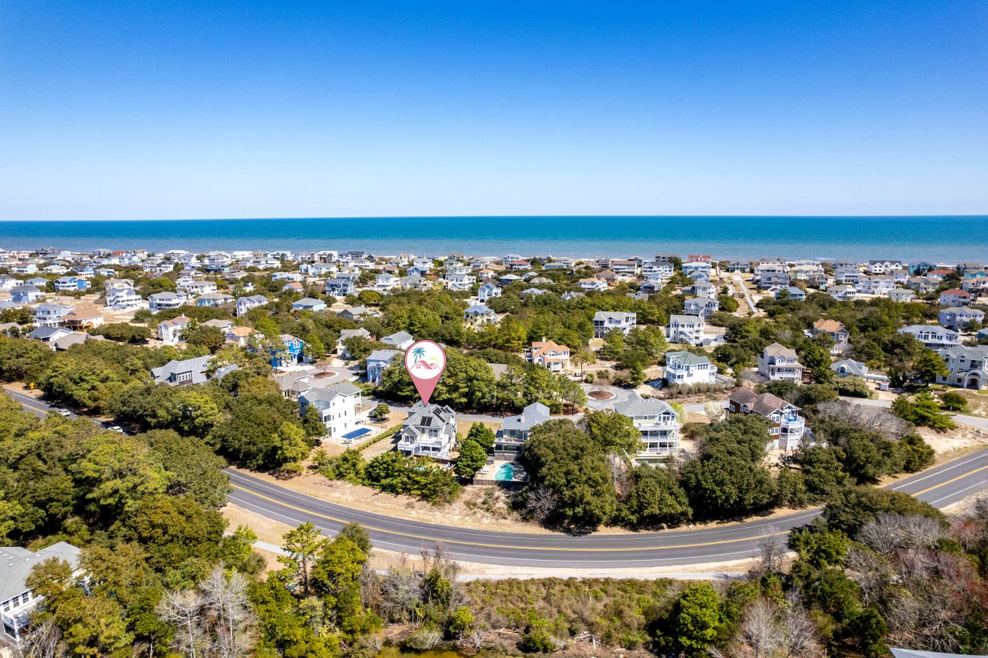 Pet Friendly Coastal Cottage in Corolla, North Carolina, Complete with Outdoor Pool and Private Hot Tub