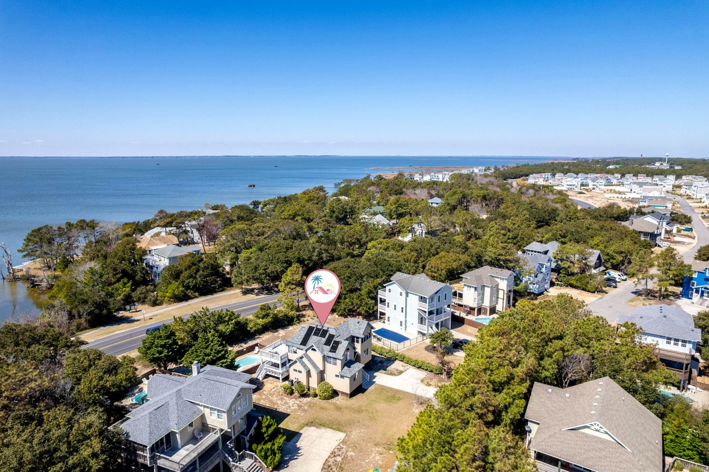 Pet Friendly Coastal Cottage in Corolla, North Carolina, Complete with Outdoor Pool and Private Hot Tub