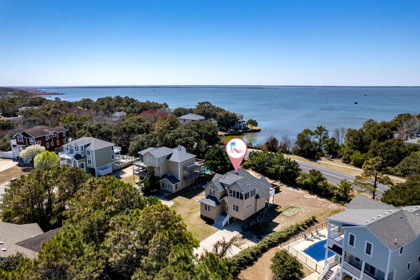 Pet Friendly Coastal Cottage in Corolla, North Carolina, Complete with Outdoor Pool and Private Hot Tub