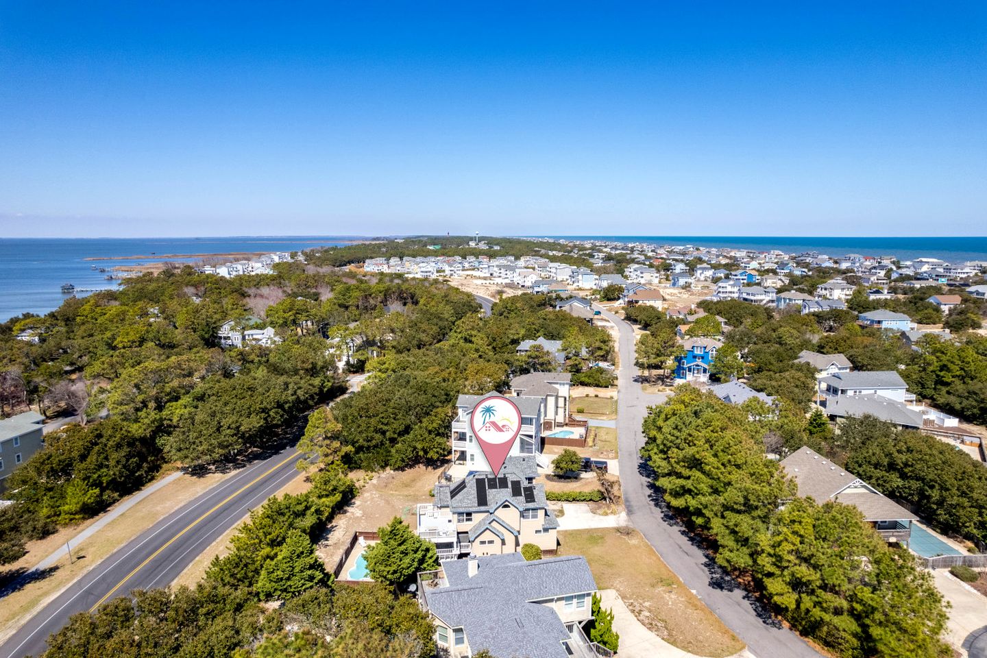 Pet Friendly Coastal Cottage in Corolla, North Carolina, Complete with Outdoor Pool and Private Hot Tub